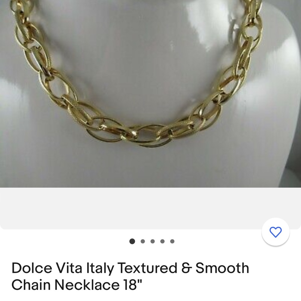 Dolce Vita fancy link necklace